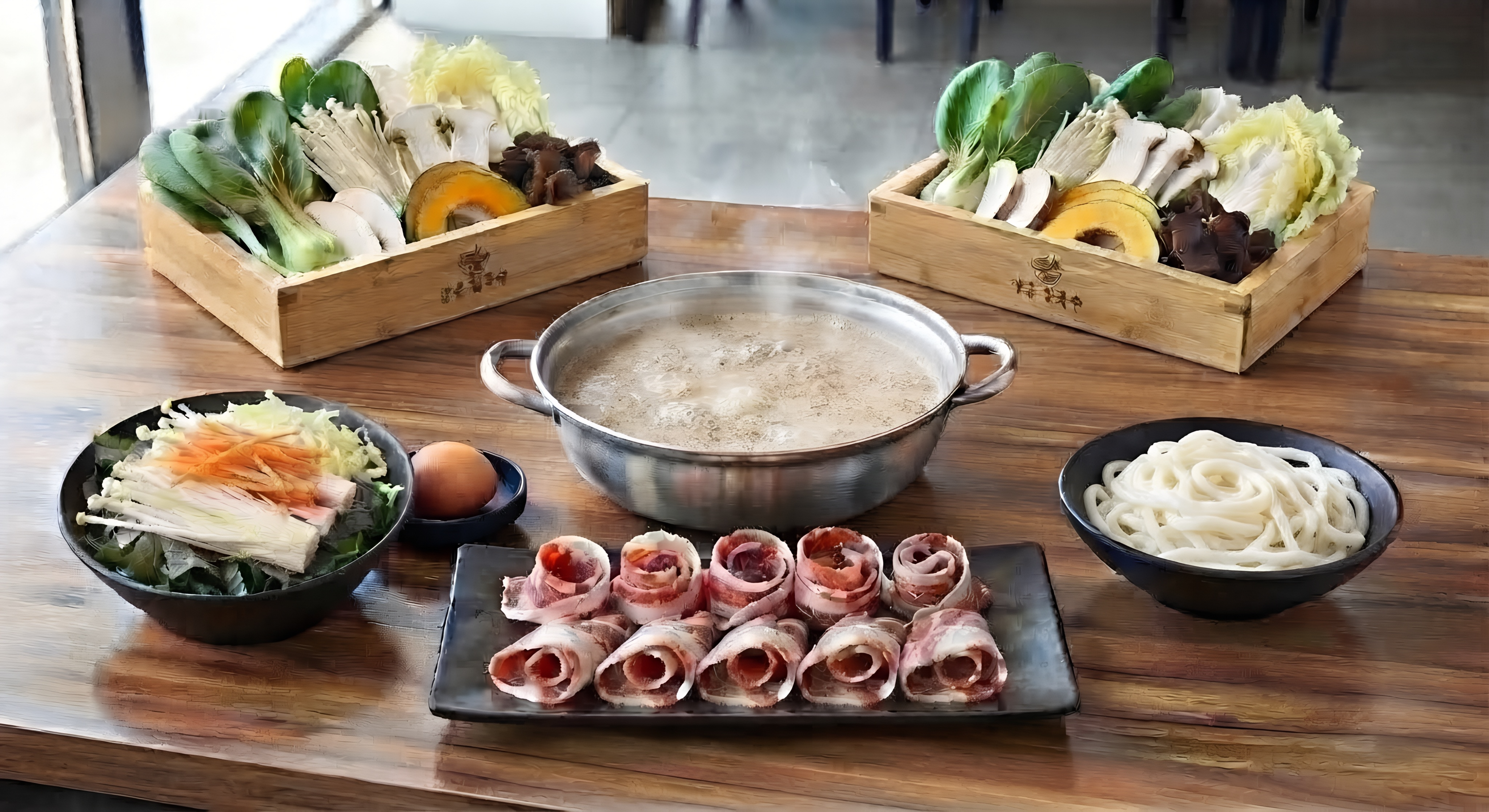문115 샤브칼국수 들깨샤브칼국수 — 용인 모현 맛집