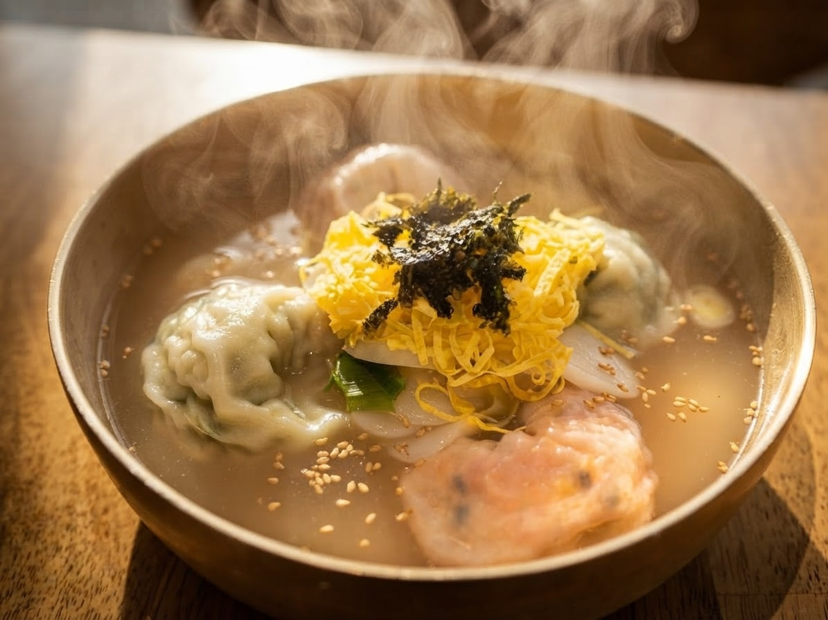 문115 샤브칼국수 떡만두국(겨울한정) — 용인 모현 맛집